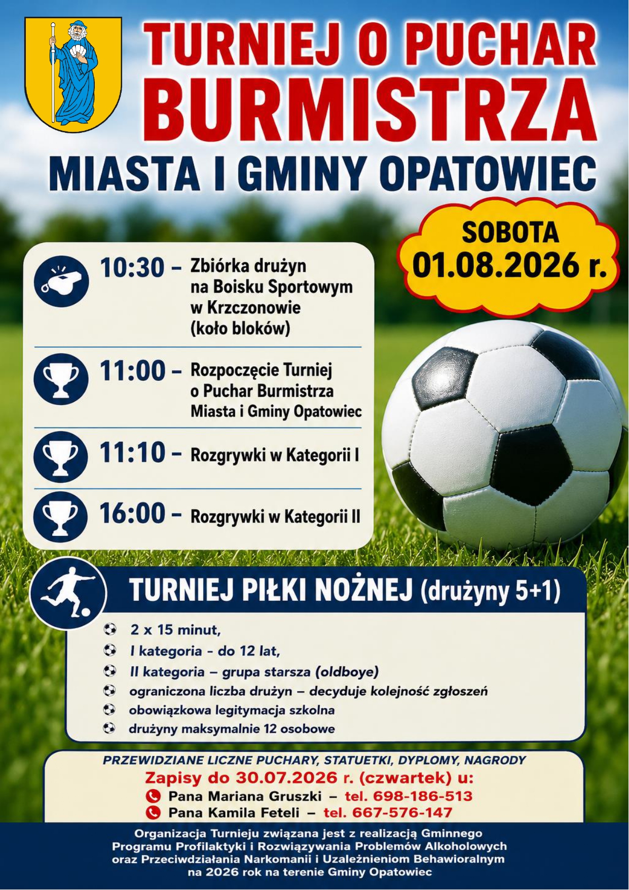 Turniej o&nbsp;puchar burmistrza
