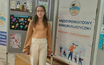 Zdjęcie do I miejsce Uczennicy ZSP w Opatowcu w konkursie plastycznym
