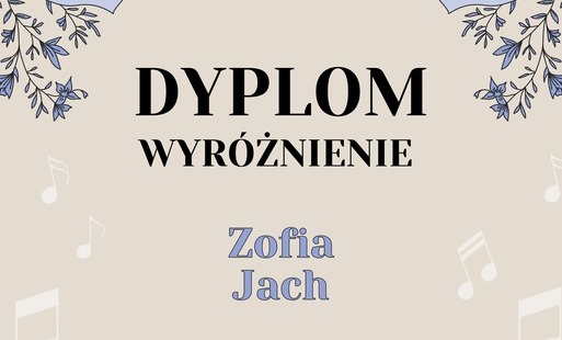Zofia Jach z kolejnym sukcesem