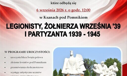 Zaproszenie na obchody 87. Rocznicy Wybuchu II Wojny Światowej