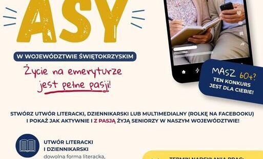 Wojewoda Świętokrzyski Józef Bryk zaprasza do udziału w konkursie" Aktywni Seniorzy - świętokrzyskie ASY" 